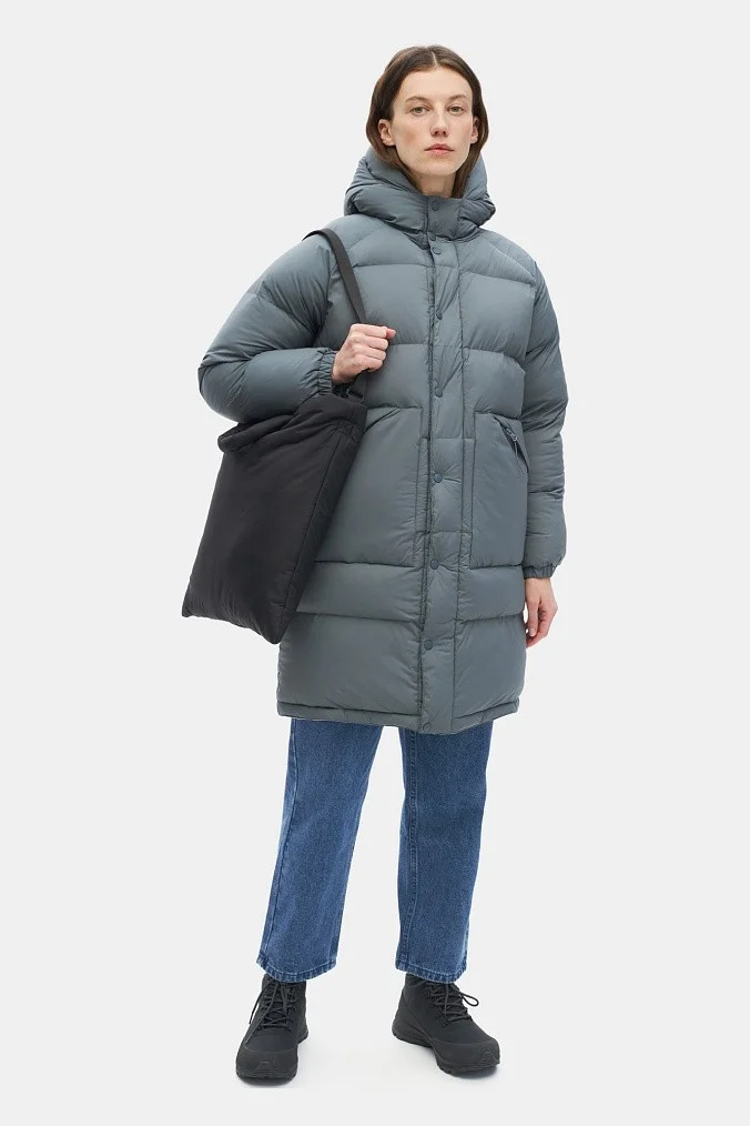 Двусторонняя куртка женская SHU тёмно-серая