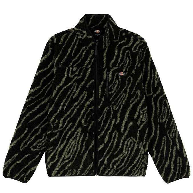 Куртка флисовая Dickies Mount Hope Printed Fleece Black