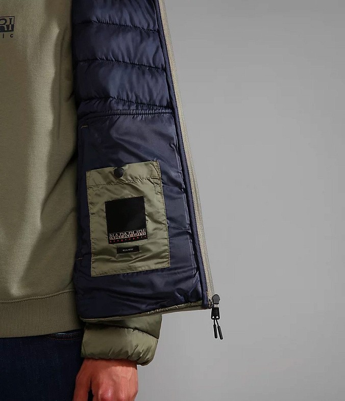 Куртка Napapijri Aerons Short Jacket Adjustable Hood Green Lichen