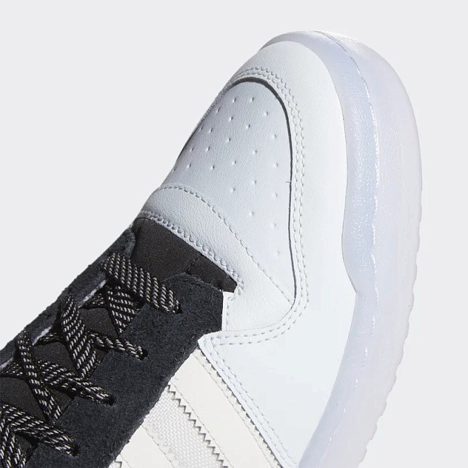 Кроссовки adidas Originals Forum Mid Crystal White/Sky Tint/Core Black