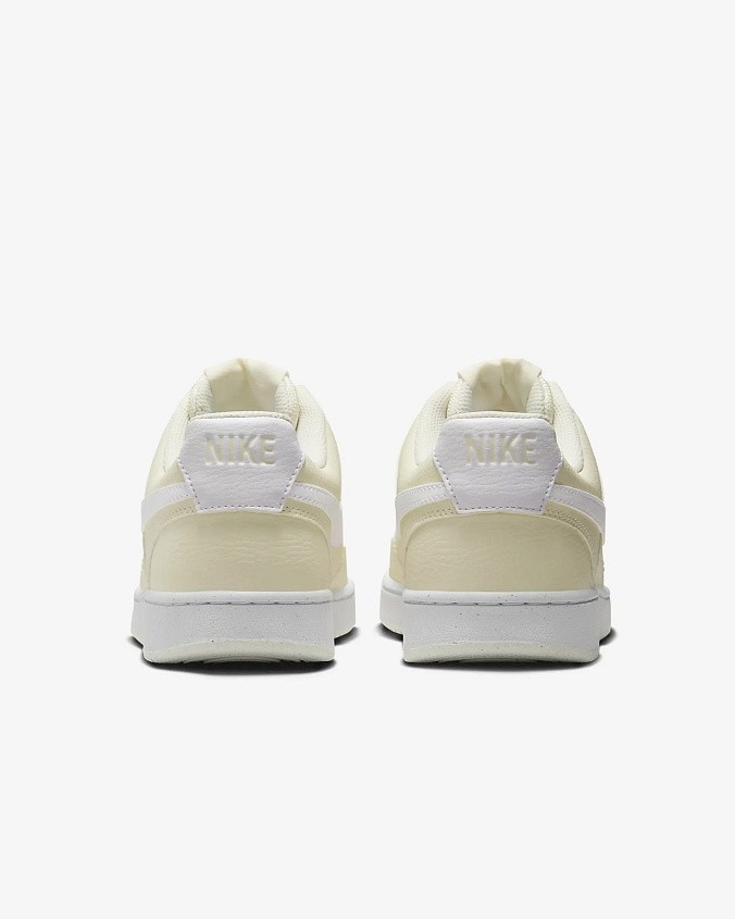 Кроссовки женские Nike Court Vision Low Next Nature White/Black/Pale Ivory