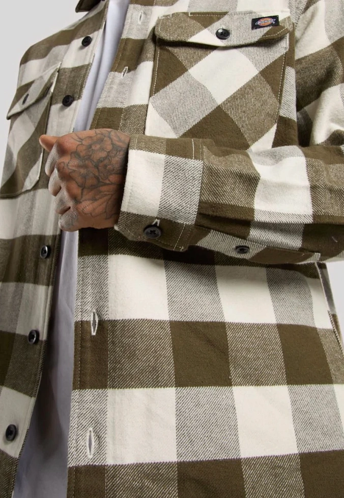 Рубашка Dickies Sacramento Shirt Egret