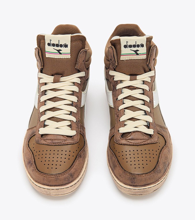 Кроссовки мужские Diadora Magic Basket Demi Stained Cocoa Creme/Pristine