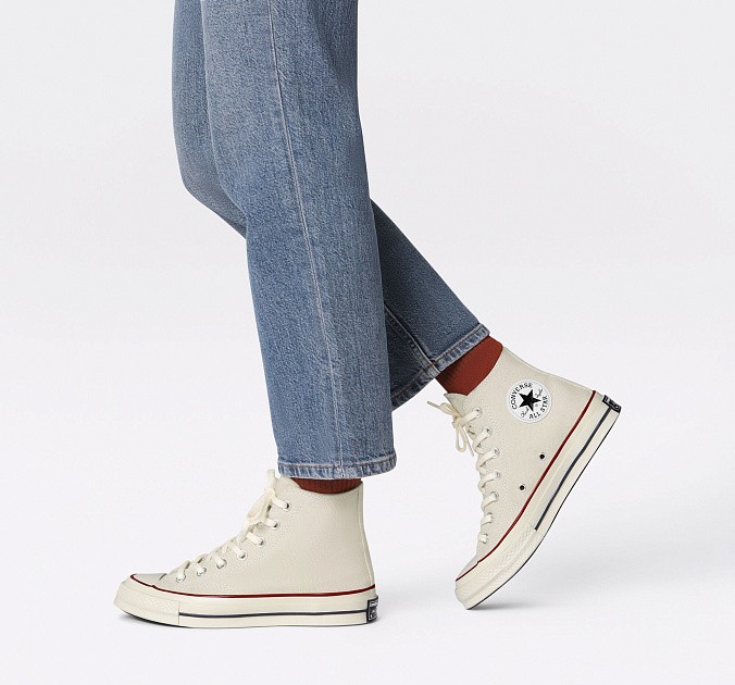 Кеды унисекс Converse Chuck 70 Classic High-Top Parchment/Garnet/Egret