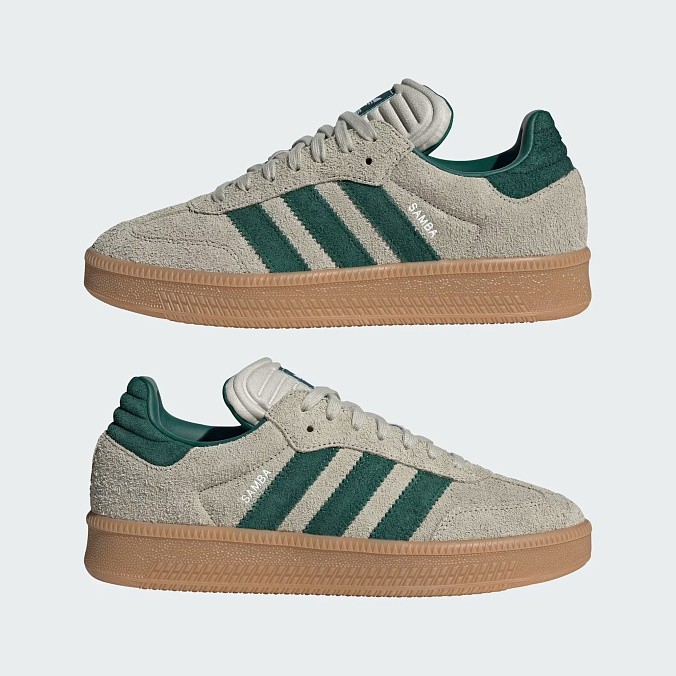 Кроссовки adidas Originals Samba XLG Putty Grey/Collegiate Green/Gum